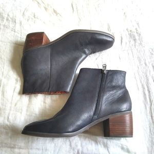 Lucky Brand Malvelia Ankle Boots Leather Size 10